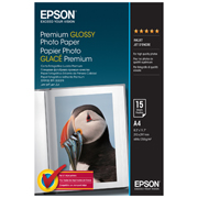 EPSON PAPEL PREMIUM GLOSSY A4 255G 15-PACK C13S042155